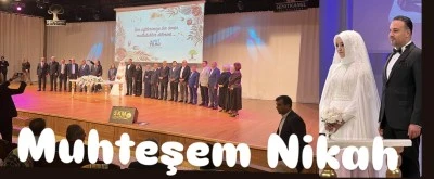 Gaziantep’te Görkemli Nikah Töreni: Ömer Faruk Can ile Zeynep Gölbaşı Dünyaevine Girdi