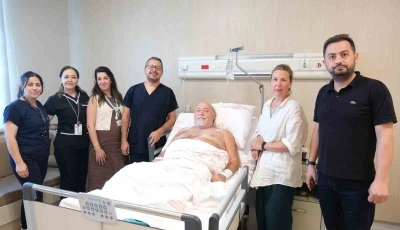 Rus hasta Mersin Şehir Hastanesi’nde sağlığına kavuştu
